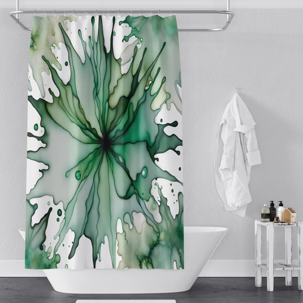 East Urban Home Vivienna Abstract Shower Curtain Wayfair   Vivienna Abstract Shower Curtain 